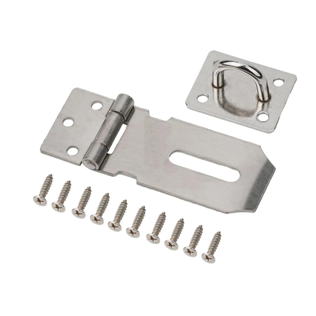 Practical High Quality Door Clasp Lock Stainless Steel Door Lock Anti Theft For Wood Door Furniture Accessories