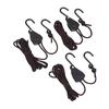 1/8 Inch Adjustable Hanging Rope Clip Tensioner Fixed Buckle Lights Lifting Awning Wind Rope 1Set Pulley Ratchets Camping Tool