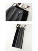 Jupe Midi A-line Taille Haute Gris Printemps 2026: Amincissant, Confortable, Magnifique, Long, et Moulant les hanches.