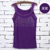Koreanische Version von heißem Diamant-Westen Damen vielseitig Sommer Spitze Spitze gefädelt Baumwolle Gypsy Strass schmaler Primer I-förmiger Träger