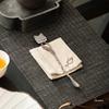 Japanese Tin Tea & Coffee Scoop - Long Handle Stirrer & Dual-Use Incense Burner Tool
