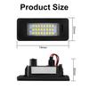 2 adet Xenon beyaz LED araç numarası plaka ışıkları Canbus BMW E60 E39 E61 E70 E71 E72 E82 E84 E88 E90 E91 E92 E93 12V