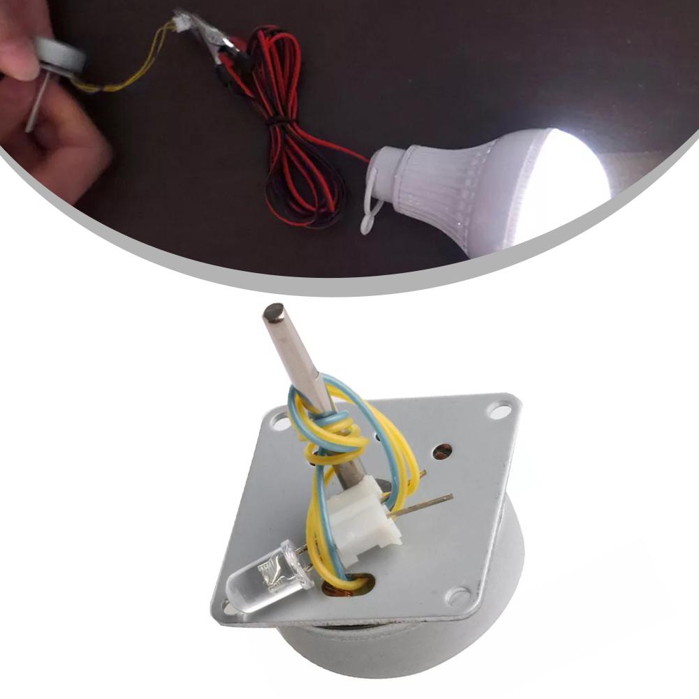 Easy To Assemble Electric Generator 3V-24V Motor DIY Fun Low Power Consumption