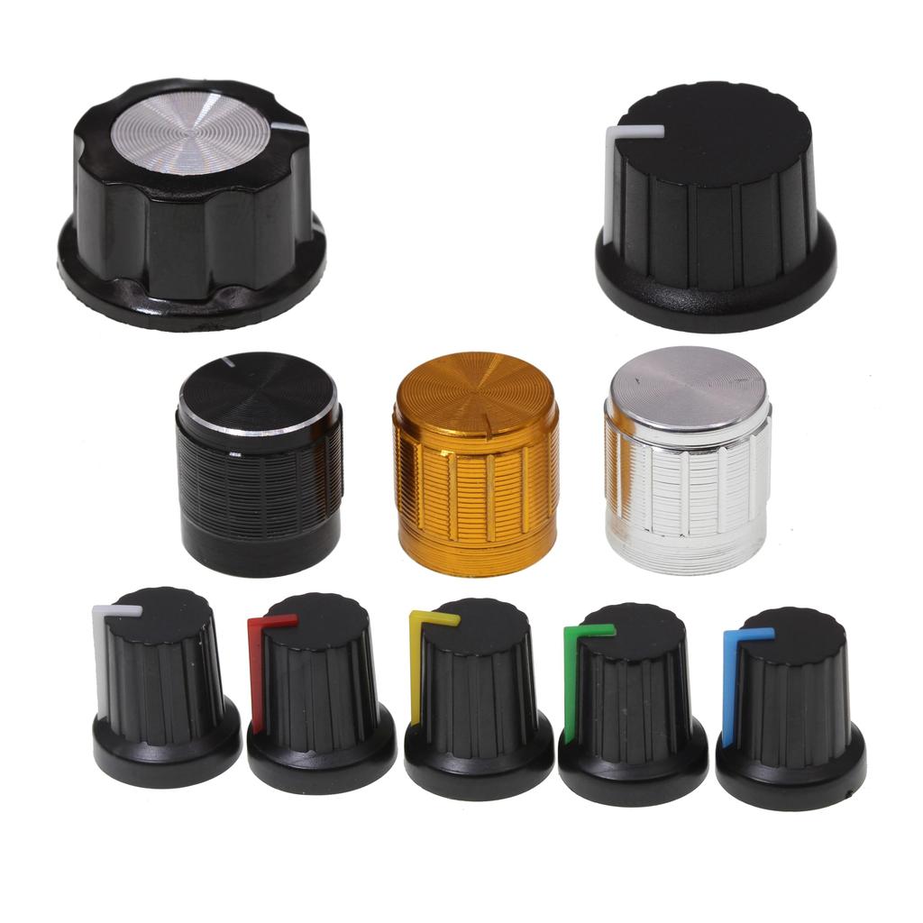 (10 Pack) WH148 Horizontal Dual Gang 6 Pin Potentiometers B2K 2K Ohm Variable Resistors