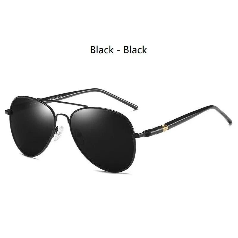 Fashion Aviator Sunglasses For Men Women UV400 Metal Pilot Driving Fishing Luxury Designer Eyewear