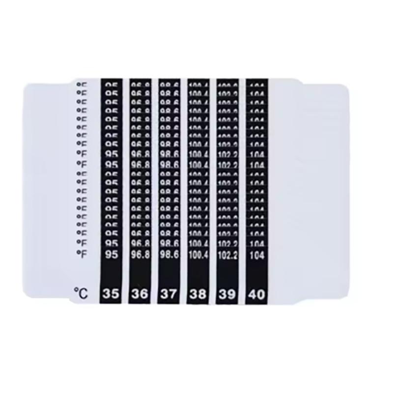 10/20Pcs frunte cap bandă termometru apă lapte termometru febră corp bebeluș copil copil test temperatura autocolant îngrijire bebeluș