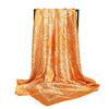 Geometric cashew flower satin print silk scarf shawl sunscreen square scarf 91 satin imitation silk headscarf women's scarf