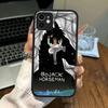 Classic B-bojack H-horseman Phone Case For IPhone 14 11 12 13 Mini Pro Max 8 7 Plus X XR XS MAX Translucent Matte Cover