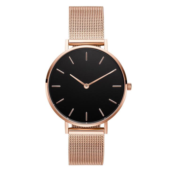 Watch Wish Ladies Watch Pv Fashion Stainless Steel With Rose Gold Watch 783A-36
