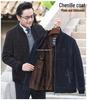 Men's Corduroy Velvet-Lined Jacket for Middle-Aged and Elderly - Autumn/Winter Warmth