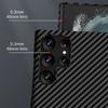 Ultra-Thin Carbon Fiber Pattern Phone Case For Samsung S22 S23 S24 S25 Ultra Plus Note 20 10 Plus Slim Shockproof PC Hard Cover