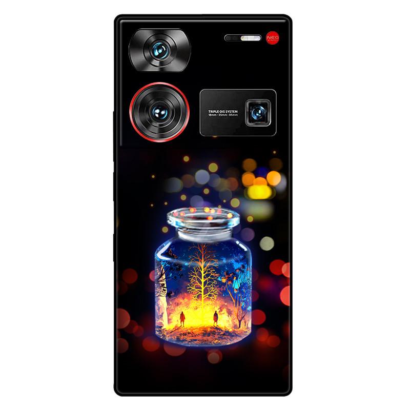 For ZTE Nubia Z60 Ultra 5G Case Silicon Fashion Space Wolf TPU Painted Coque Funda for Nubia Z60Ultra 5G NX721J Cover Protective
