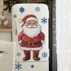 DIY Christmas Wall Sticker Cute Snowflake Decal Christmas Snowman Sticker  Refrigerator