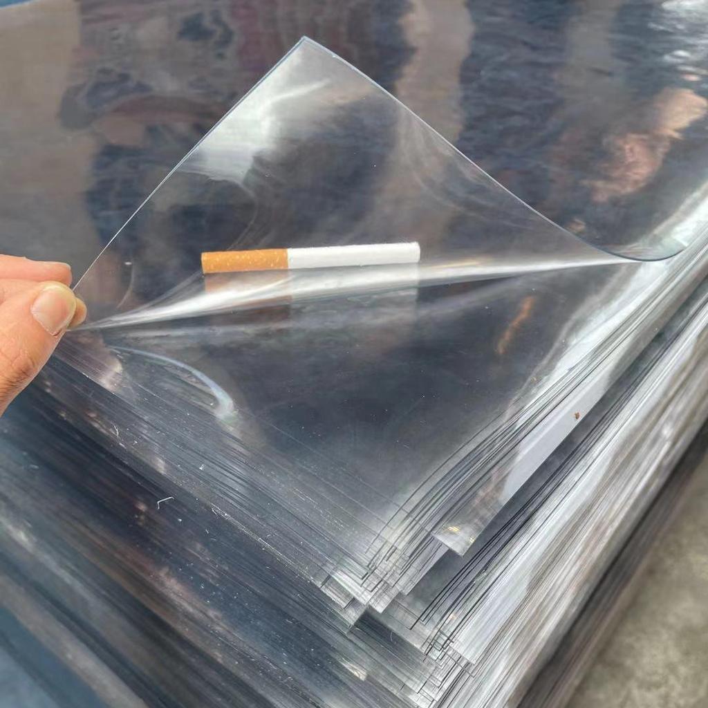 Transparente weiche PVC-Kristallfolie 1 mm, 2-Meter-Rolle - Schutzbodenmatte und Türvorhang
