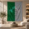 Decorative Tapestry,Ireland Rugby Printed Wall Art, Lightweight Wall Hanging For Bedroom Background