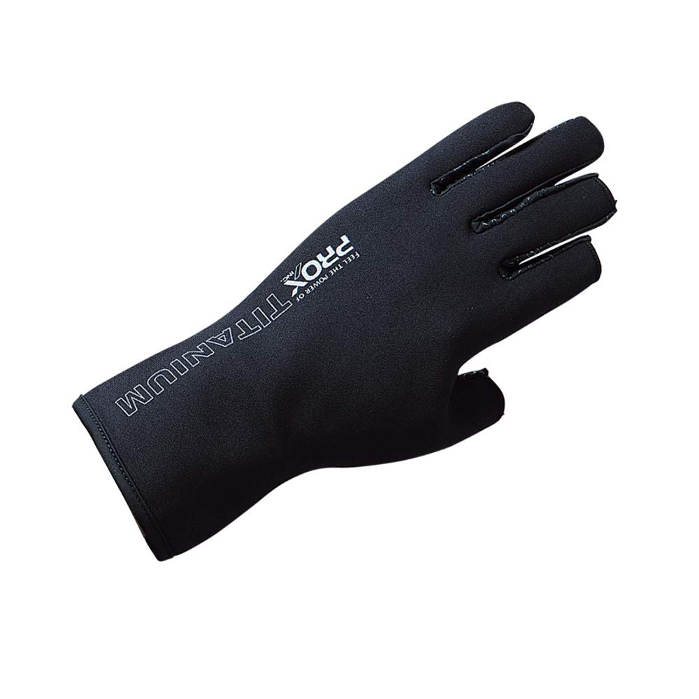 Prox Titanium Glove, 3-Cut, PX97133K, Black, Free Size