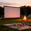 Outdoor Projector Screen Portable Polyester Projector Movie Screen Weather-Resistant Projector Movies Screens for Smartphones