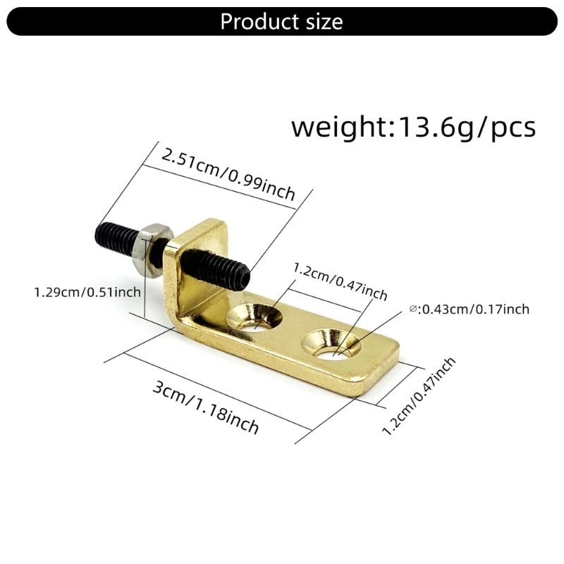 Electric Guitar Tremolo Bridge Stabilizer Replacement Brass Tremolo Stopper Stabilizer Musical Instruments Guitar Parts