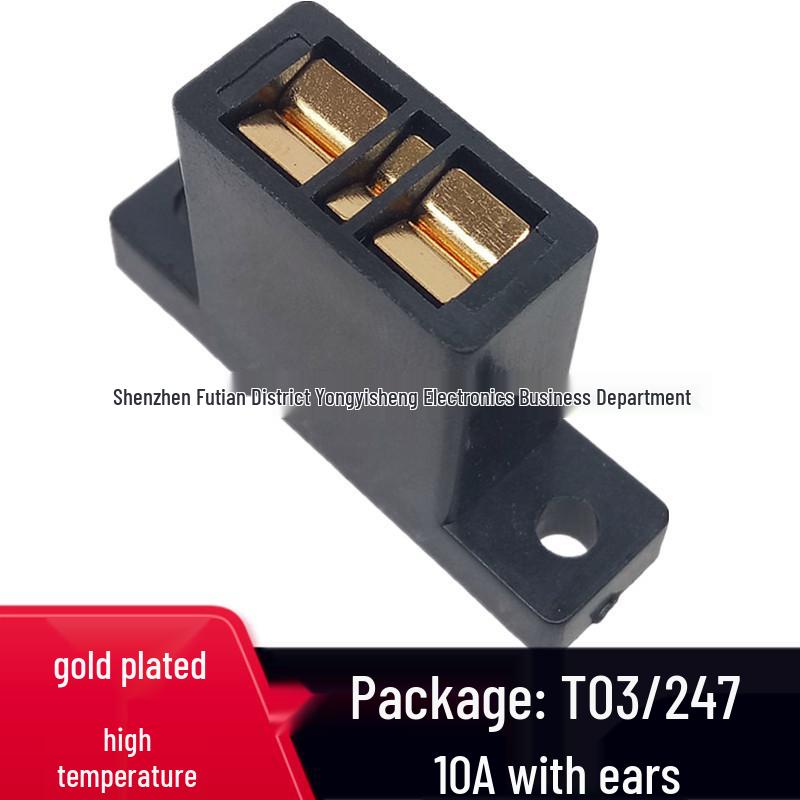 Gold-Plated High-Temperature Aging Test Socket with Eared Design for TO3P, TO247, TO264 (10A) TO3-247-3L