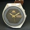 JAPAN VINTAGE ORIENT CRYSTAL AUTOMATIC 46941 MENS ORIGINAL DIAL WATCH a705022-1