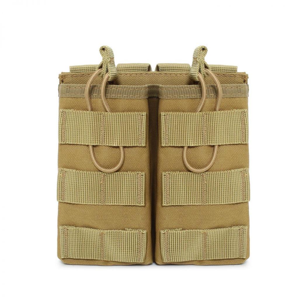 Tactical M4 MOLLE Magazine Pouch: Multifunctional Crossbody Bag with Power Bank Sleeve for Outdoor Sports Enthusiasts.