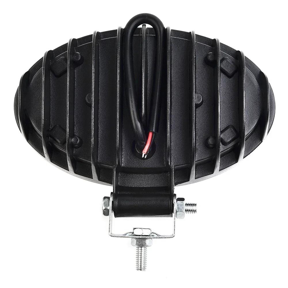 5inch 24W Car LED Work Lamp Oval Fog Light Truck OffRoad Tractor Flood Beam Lamps Waterproof Lights 14*8.6*5.7cm