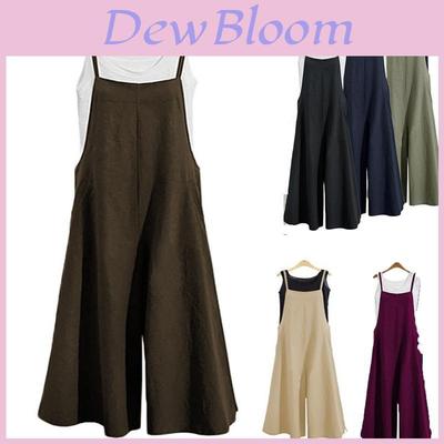 Chic Women Adjustable Wide Leg Jumpsuit With Strappy Design For Effortless Summer Style