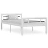 VidaXL Bed Frames White and Black Metal 90 X 200 Cm
