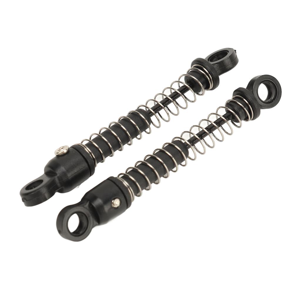 2Pcs Rear Shock Absorber Remote Control Car Shock Absorbers for WLtoys 2428 1/24 RC Crawler Car Black