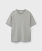 Yunionbeullu Marine Stripe Half Knit [Light Gray]