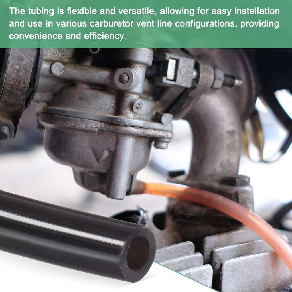 M METERXITY Tubing Carburetor Fuel Vent Line, 7mm(0.28") ID 10mm(0.39") OD 1.5m(5') Length PU