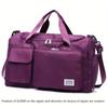 Unisex Large Capacity Travel Bag - Nylon, Gym Tote with Multiple Compartments, Adjustable Strap, and Durable Handles, Ideal for Women'S Duffle Bag