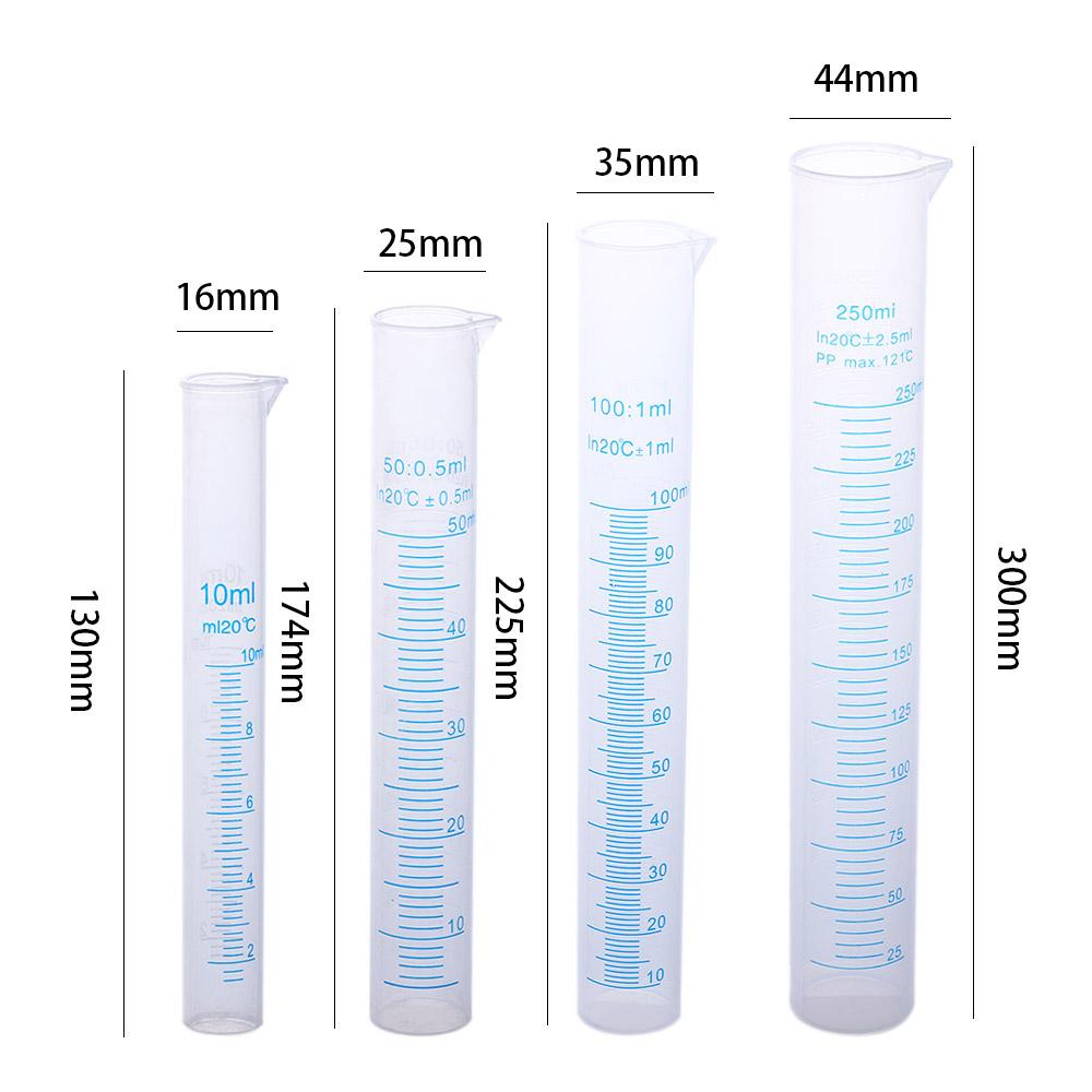 Chemistry Cooking Graduated Tube Measuring Cylinder Plastic Measuring Cylinder Graduated Cylinder