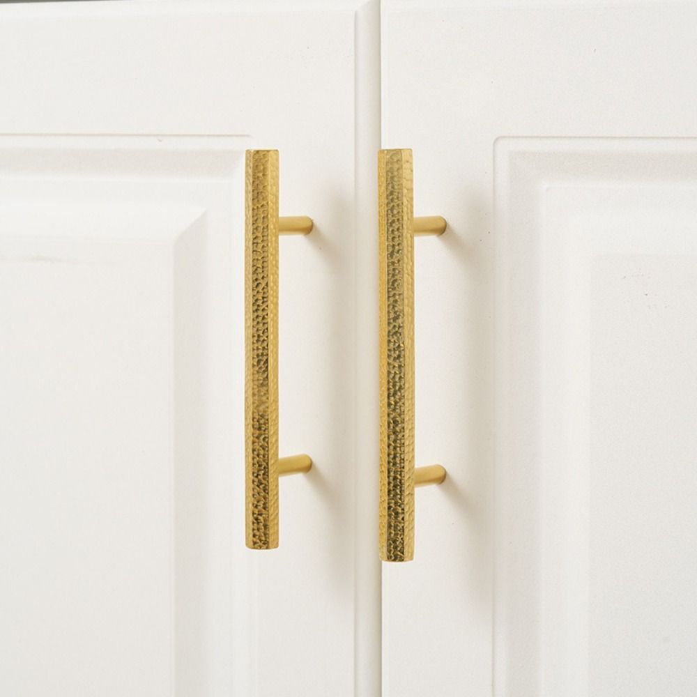 Solid Brass Material Cabinet Handles Long Handle Wardrobe Handles Wardrobe Door