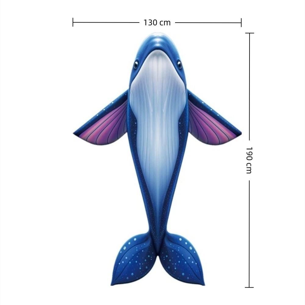 Marine Animal Giant Blue Whale Kite Good Flying Children's Kite New Flying Fish Kite Sports Fun