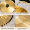 Silver Korean Ramen Pot with Two Ears with Cover High Appearance Level Hiking Camping Curry Noodles Kitchen Cookware