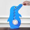 Holz Dinosaurier Sparschwein Klarer Acryl Bauch Münz Bargeld Behälter Jungen Mädchen Cartoon Hund Pinguin Geldsparen Box Dekoration