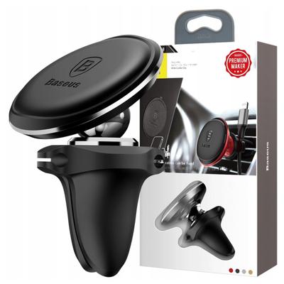 Magnetyczny Uchwyt Samochodowy Baseus Do Kratki (Czarny)