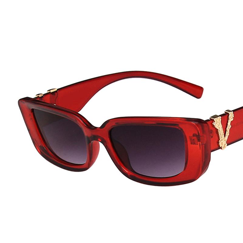 Occhiali da Sole Quadrati Donna Marca di Lusso Viaggio Piccoli Rettangolari Occhiali da Sole Moda Femminile Retro Lunette De Soleil Femme