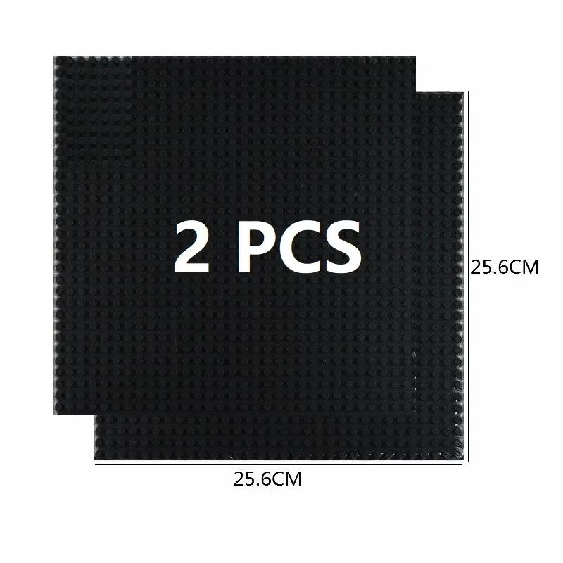2Pcs Base Plate 32*32 32*16 Studs Classic Figures Building Blocks Plates Bricks Baseplate Blocks Children Toys For Kid Gifts