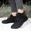 Warm Snow Boots Plush Cotton Shoes Non-slip Winter Outdoor Sneakers Ankle Boots Barefoot Walking Hiking Sports Shoes