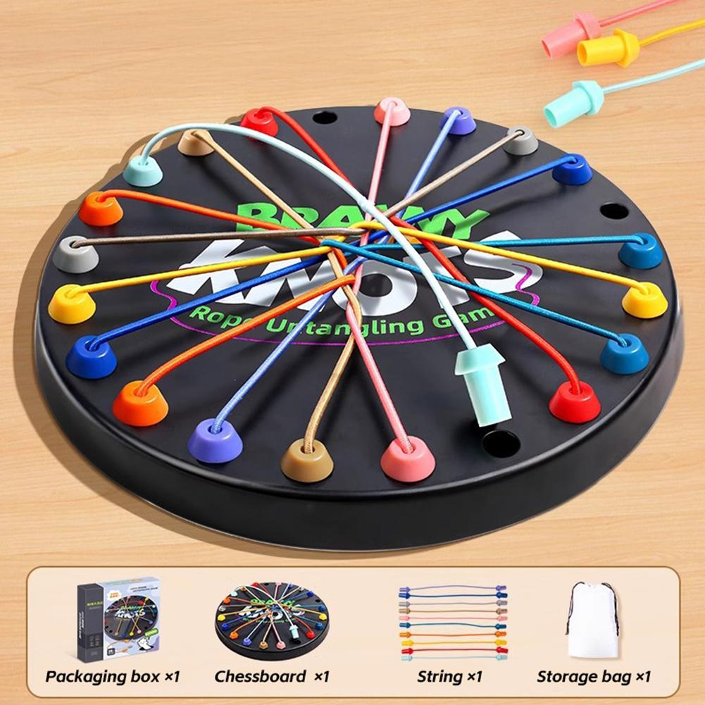 Twisted Ropes Puzzle Logic Thinking Training Tangle Puzzle Game Family Party Games Parent-Child Interaction Toy