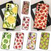 Fruit P-Painting For Samsung Galaxy A73,31,Note,72,41,8,9,52,J7,22,71,53,32,Soft Black Silicone Cover Case