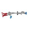 Adjustable Three Prong Swivel Flask Clamp Lab Test Tube Condenser Lab Holder