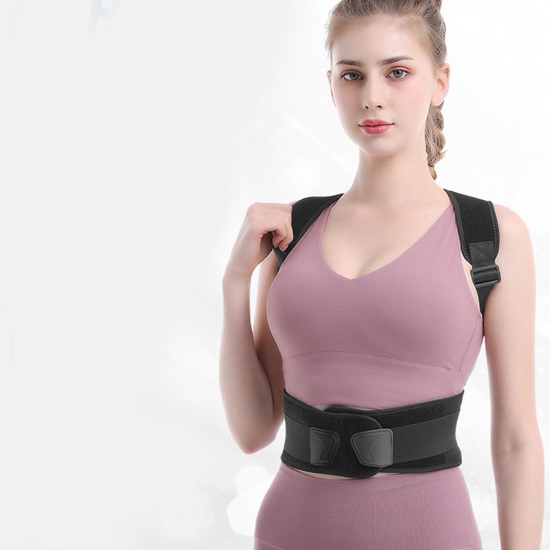 Adjustable Back Shoulder Posture Corrector Belt Clavicle Spine Support Reshape Your Body Home Office Sport Upper Back Neck Brace