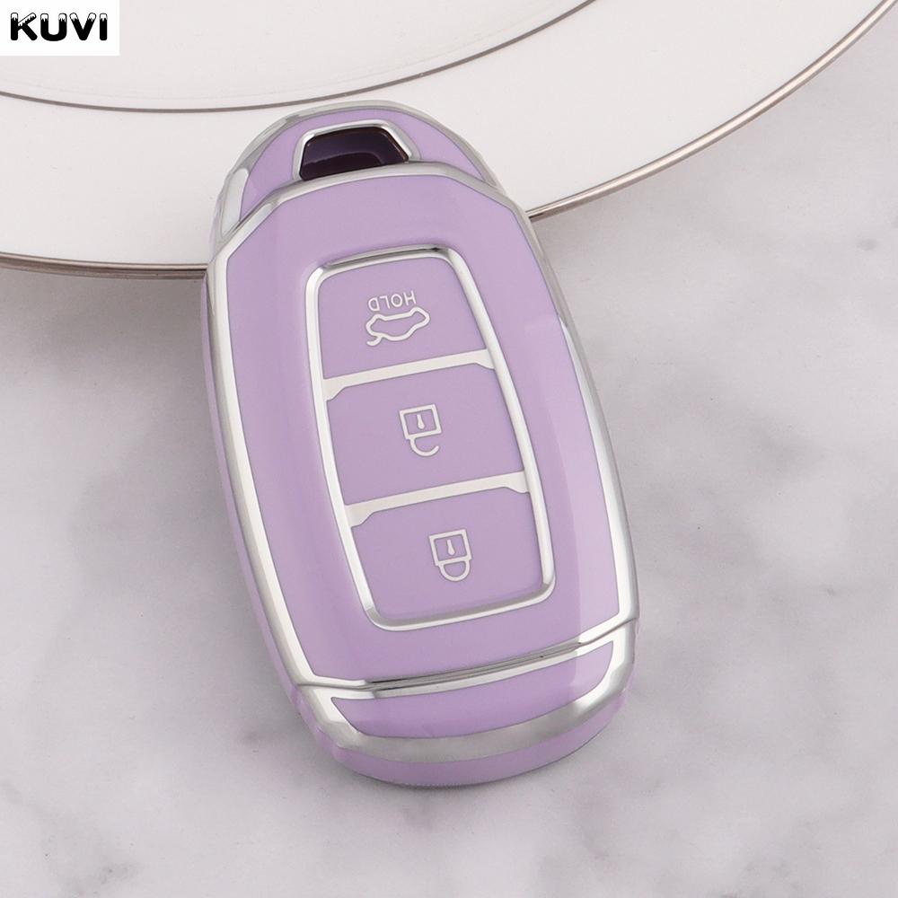 3 4 Buttons Tpu Car Key Cover Case Shell Fob For Hyundai I30 Ix35 Kona Encino Solaris Azera Grandeur Ig Accent Santa Fe Palisade