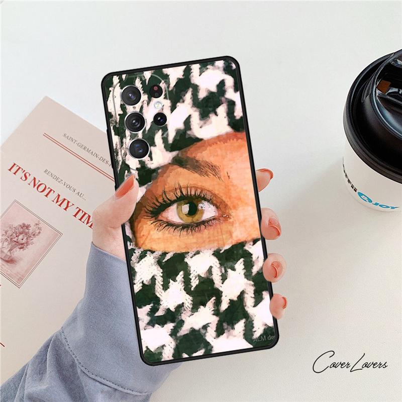 Muslim Islamic Girls Arabic Hijab Phone Case For Samsung Galaxy S24 S25 S23 S22 Ultra Note 10 20 Plus S20 S21 FE Cover