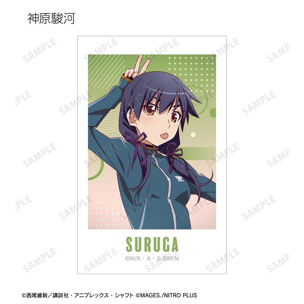 Monogatari Series x STEINS GATE Original Collaboration Illustration Trading Instant Camera Style Illustration Box of 24 Ver. Cards,