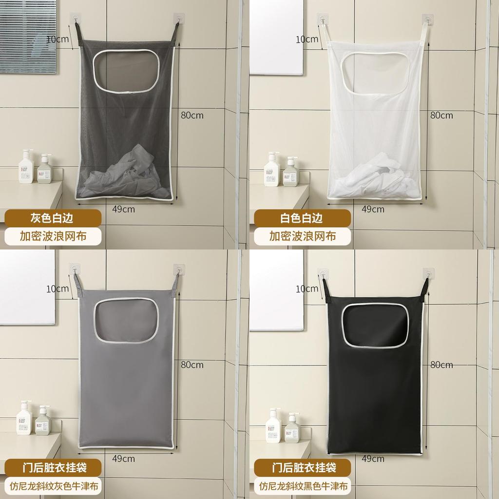 Wall Mounted Fabric Hanging Organizer Bag For Clothes Toys And Underwear Storage In Bedroom
