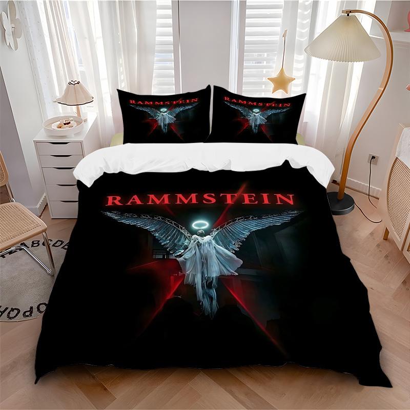 

3-х предметный комплект постельного белья Rammstein Angel Включает 1 одеяло + 2 наволочки, Без наполнителей для подушек, Мягкий, Удобный,a0910260 135x200cm